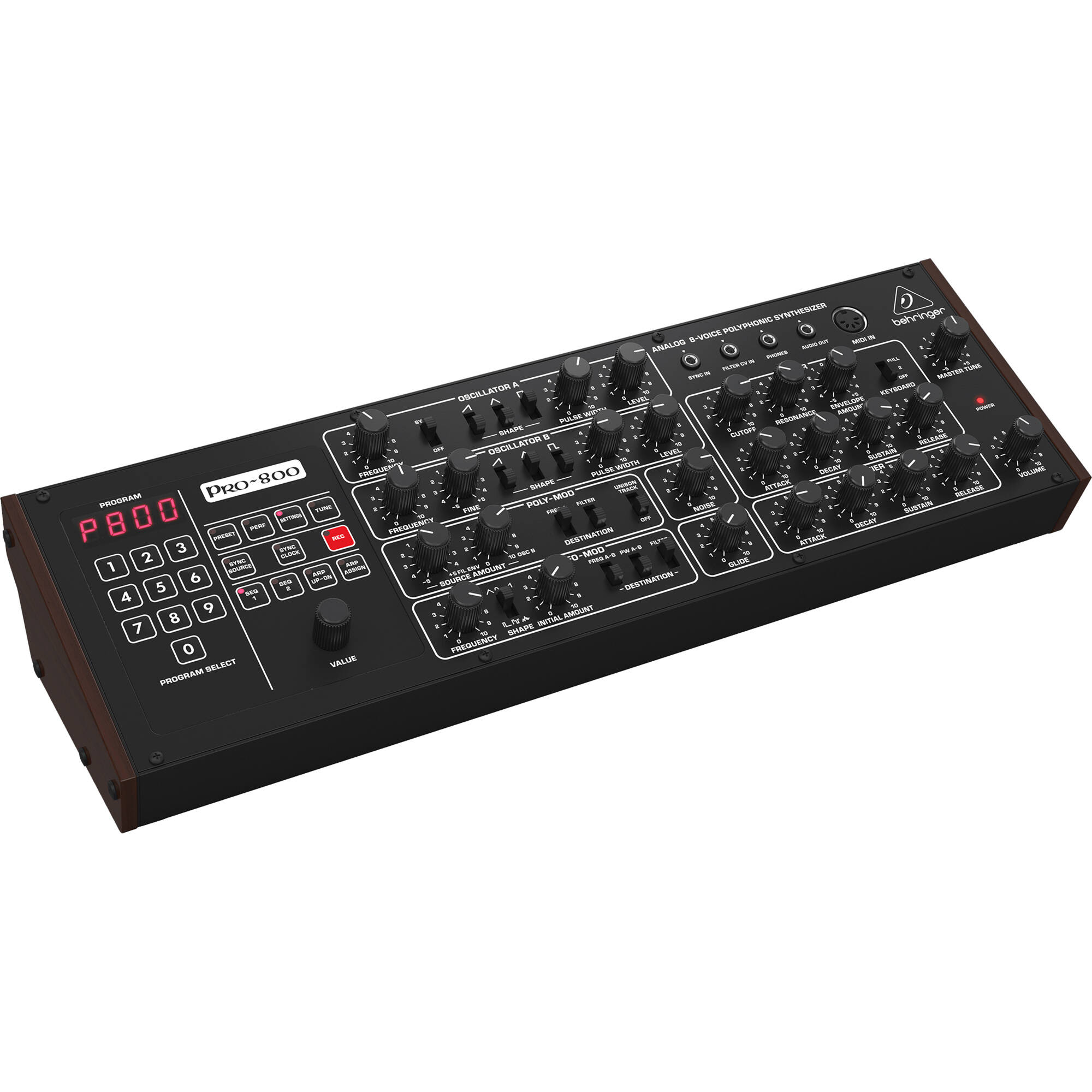 11b3cde6baa715d93bff60b7221935ec.jpg Behringer PRO-800 Sintetizador de escritorio polifónico analógico de 8 voces - Imagen 1