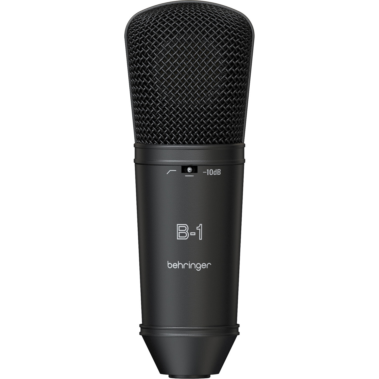 130d711bc0d3ee9325341796792e7b3e.jpg Behringer B-1 Micrófono de condensador cardioide de diafragma grande (edición oscura) - Imagen 1
