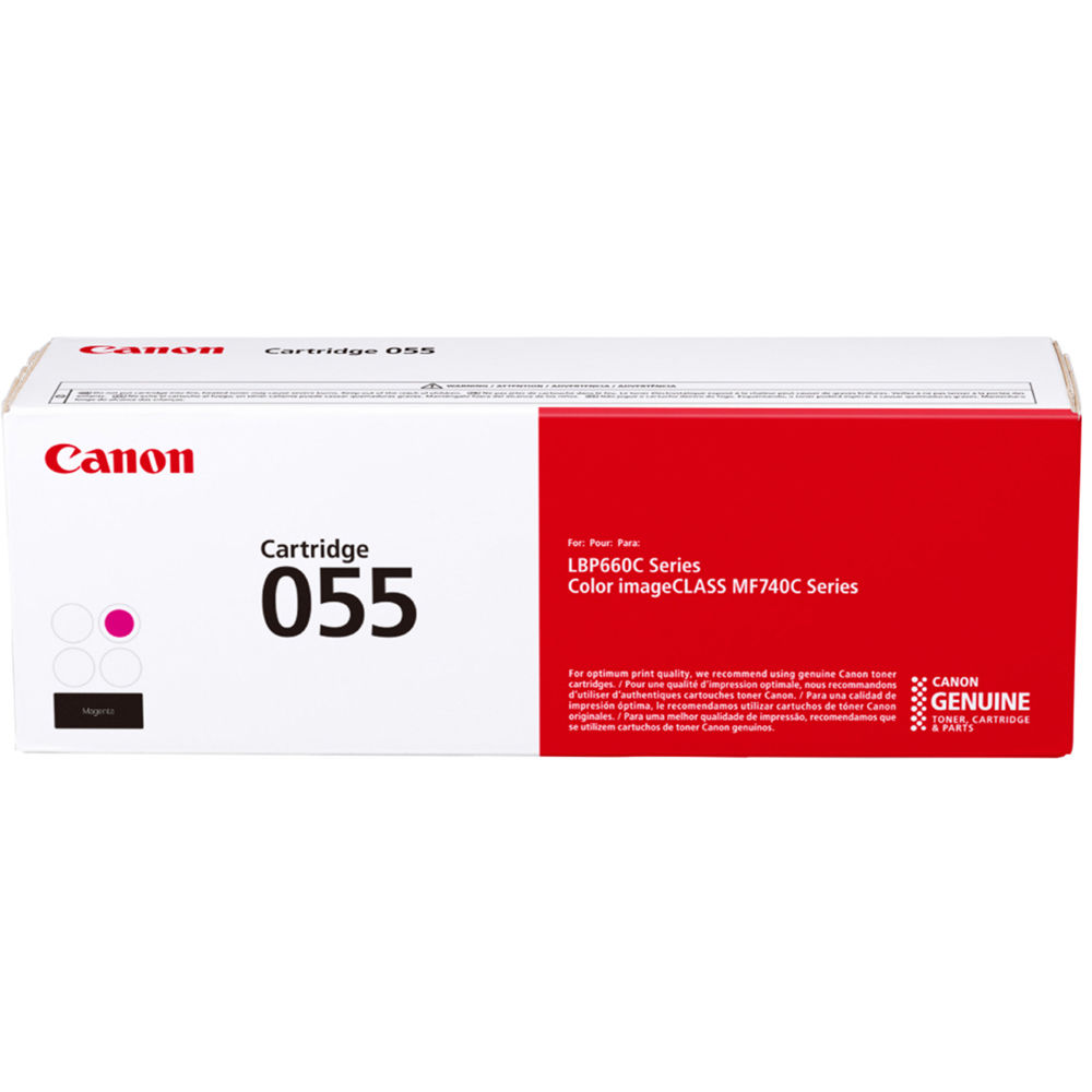 13321494b7fc0c59b2c98cfd14a6e03b.jpg Canon 055 Standard-Capacity Magenta Toner Cartridge - Imagen 1