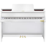 Casio Celviano Grand Hybrid GP-310 Piano digital estilo consola con banco (blanco satinado) - Imagen 5
