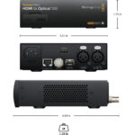 Blackmagic Design Teranex Mini HDMI a Óptico 12G Convertidor (Módulo de Fibra Óptica No Incluido) - Imagen 4