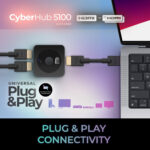 Adesso CyberHub AUH-5100 UHD 4K60 Divisor y Conmutador HDMI - Imagen 11