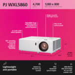 Ricoh PJ-WXL5860 Proyector láser DLP WXGA de 4700 lúmenes - Imagen 8