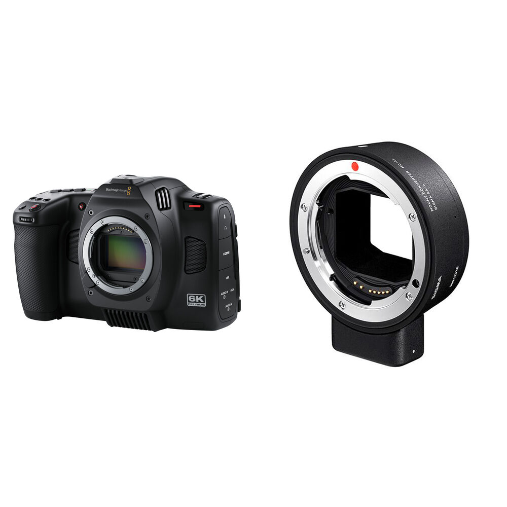 14cbdecd6be49dcbaf0f2d7af17c9dab.jpg Cámara de cine Blackmagic Design 6K con kit convertidor de montura MC-21 Canon EF a Leica L - Imagen 1