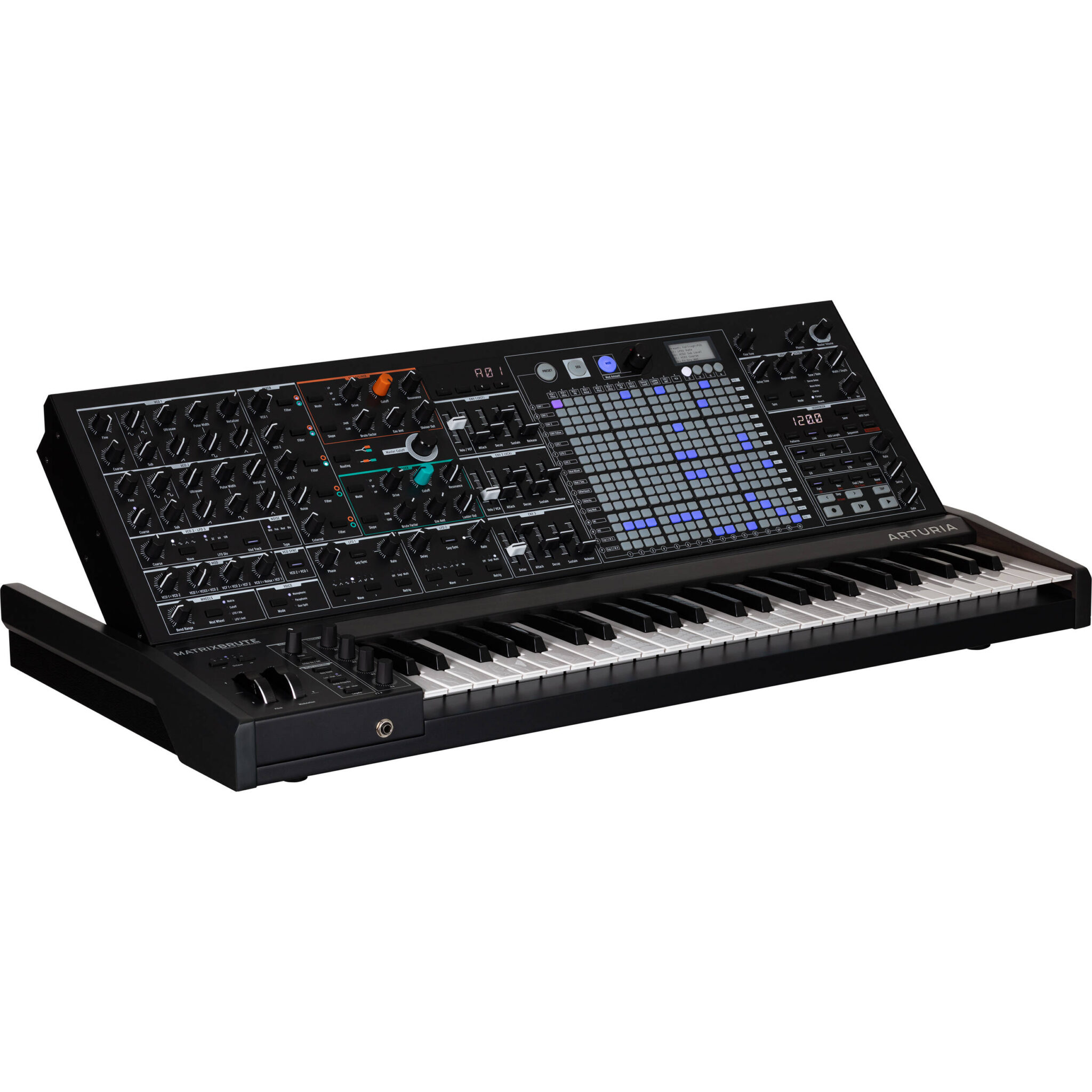 150e7a62a66b4246d826fe399476971a.jpg Arturia MatrixBrute Noir Sintetizador monofónico analógico (edición limitada, todo negro) - Imagen 1