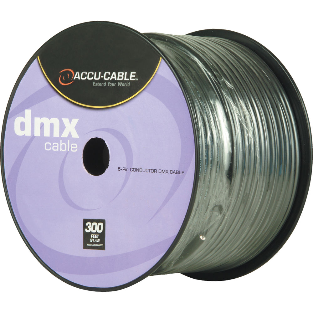 153e2e05444f1eb557e61a650cf8ae5d-4.jpg American DJ Accu-Cable 5-Pin DMX Cable Spool (300') - Imagen 1