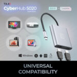 Adaptador Adesso USB-C macho a Dual-HDMI 4K hembra (5,9") - Imagen 13