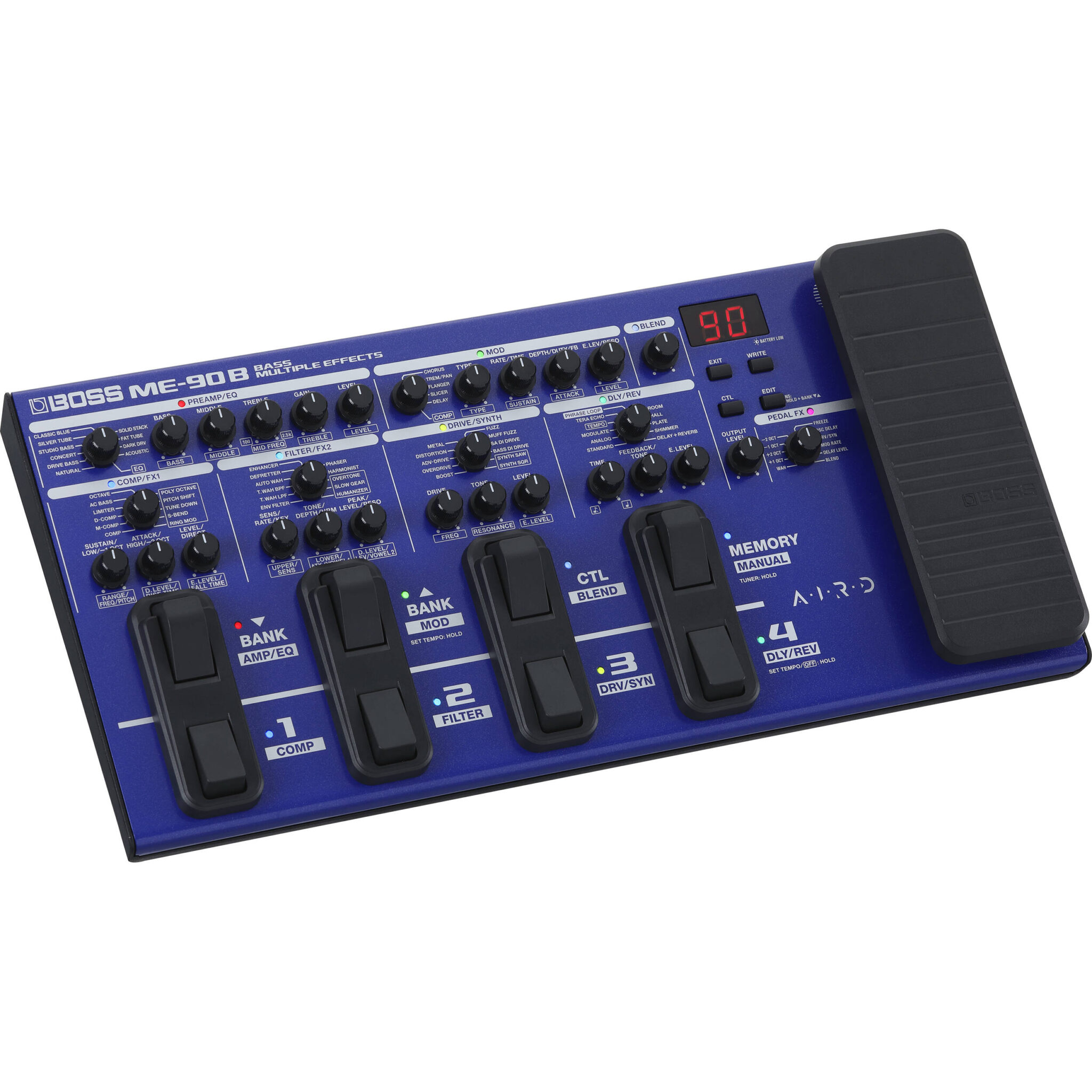 15fa0be894c95b37dec95a2ed16a4625.jpg Pedal multiefectos para bajo BOSS ME-90B - Imagen 1