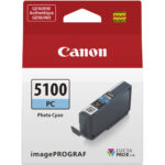 Canon PFI-5100 LUCIA PRO II Photo Cyan Ink Tank (14.4mL) - Imagen 3