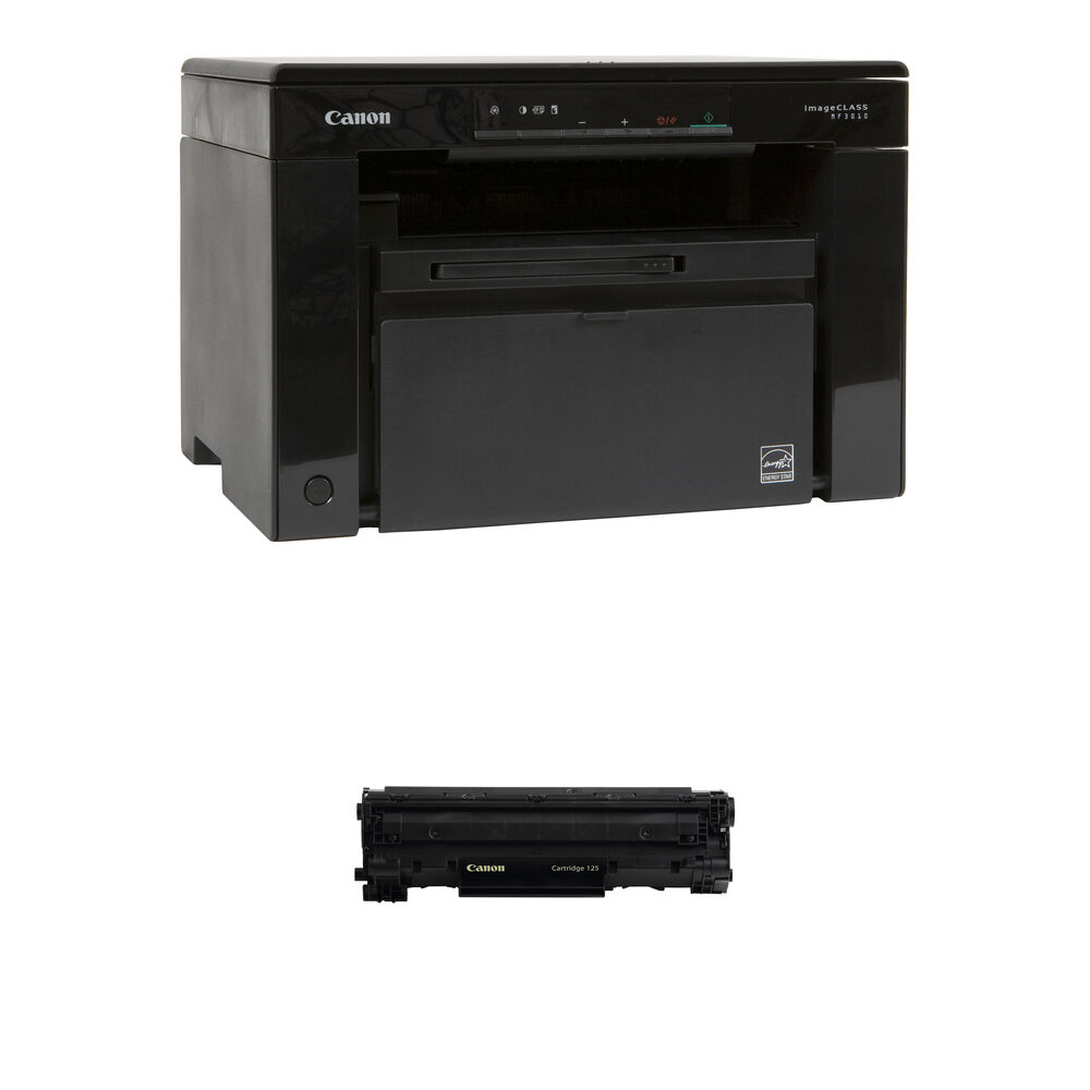 17ac3dabb895b295bf7bc12b65107d6c.jpg Canon imageCLASS MF3010 VP Multifunction Monochrome Laser Printer with 125 Black Toner Cartridge Kit - Imagen 1