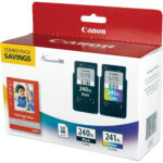 Canon PG-240XL / CL-241XL Ink Cartridge Combo Pack with GP-502 Paper - Imagen 2