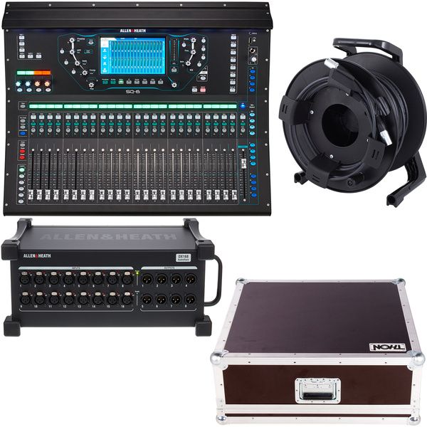 18a8445e150647d837ccc624a7b9a54a.jpg Allen & Heath SQ6, Case, DX168/X Bundle I - Imagen 1