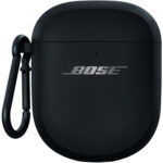 Funda para auriculares con carga inalámbrica Bose (negra)