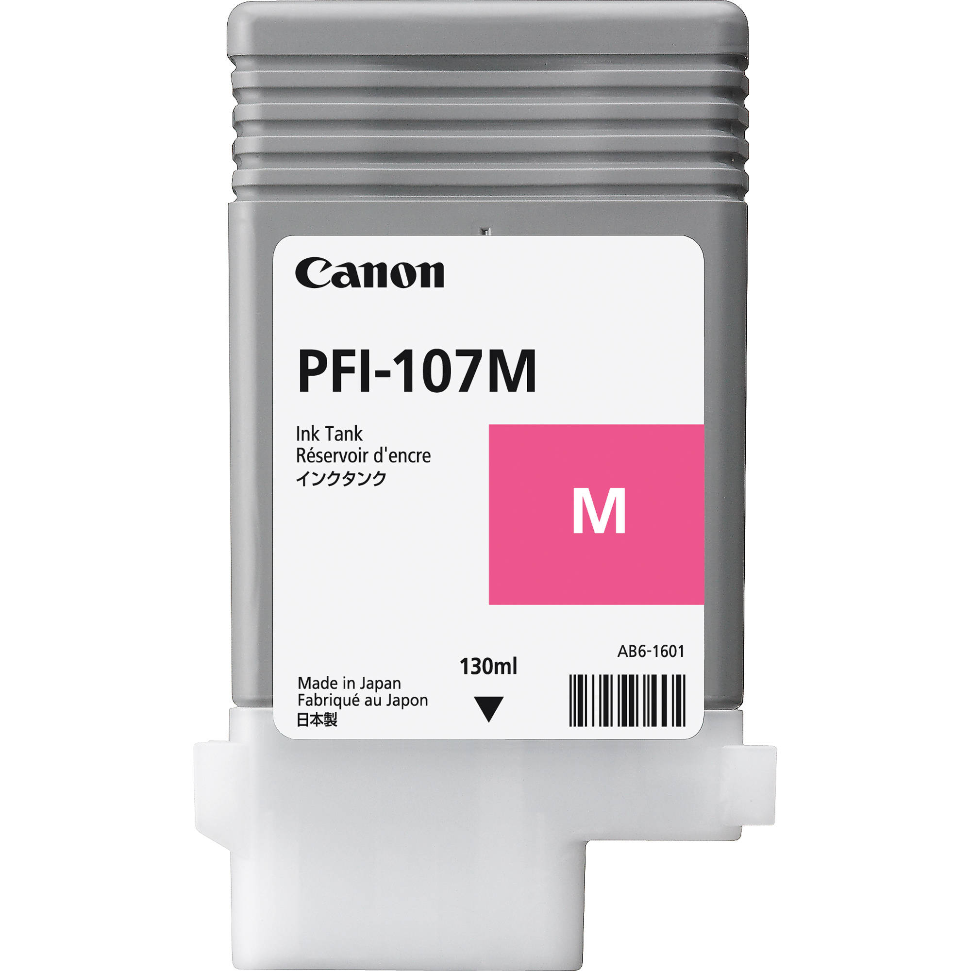 193c5df3354e34b96ffe643d603cc39a.jpg Canon PFI-107M Magenta Ink Cartridge (130mL) - Imagen 1