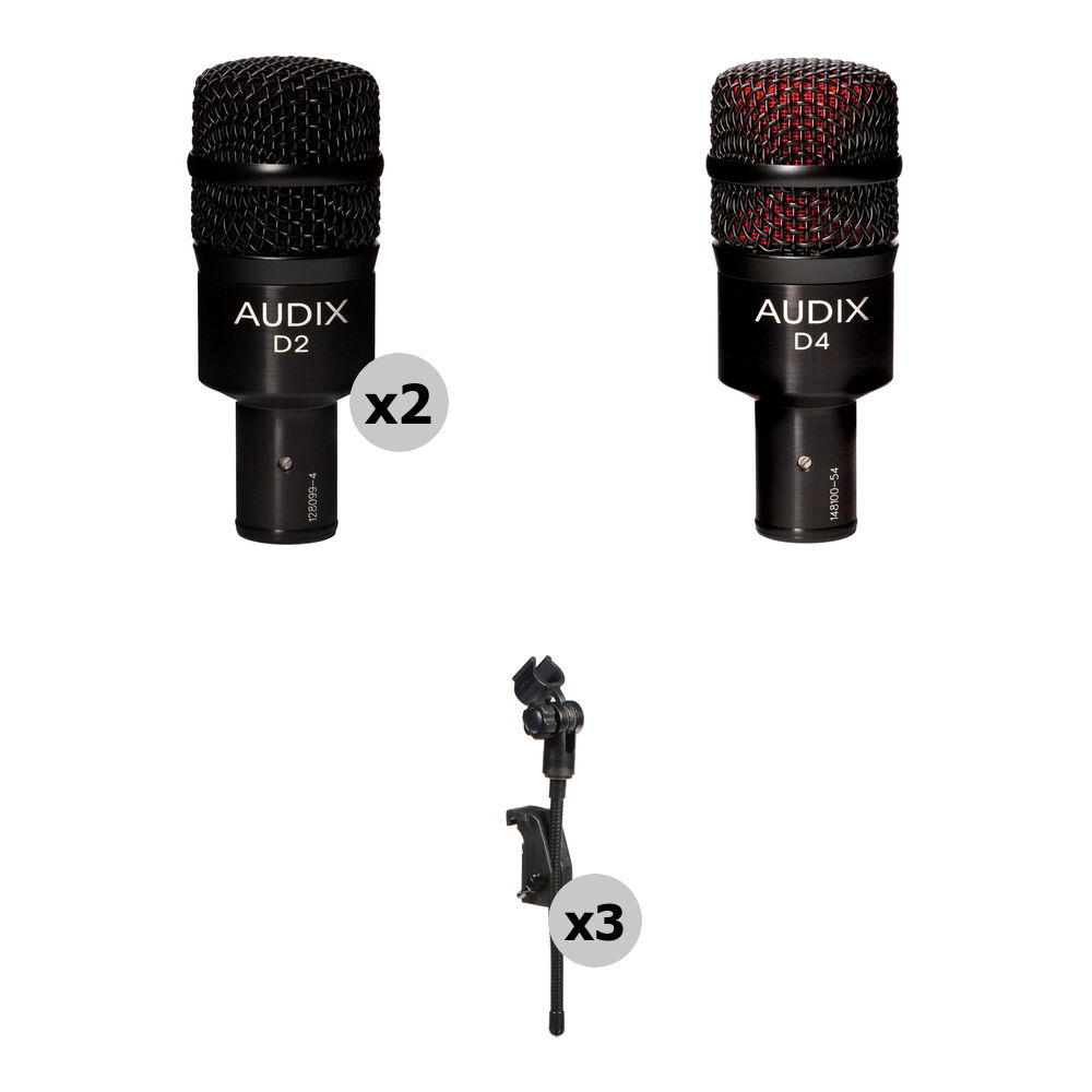 19f6f77767c0cc5291fb43d45ee081be.jpg Kit de micrófonos Audix Kick y Toms - Imagen 1