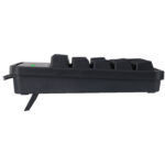 Adesso AKB-600HB Teclado mecánico de 19 teclas con concentrador USB de 3 puertos (negro) - Imagen 5