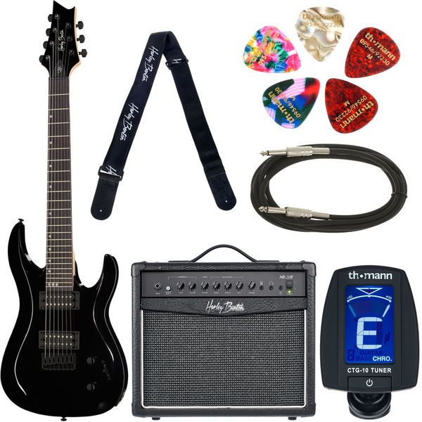 1a0d137a3e10decbc75fd21cf40e7d71.jpg Harley Benton R-457 BK Bundle 1 - Imagen 1