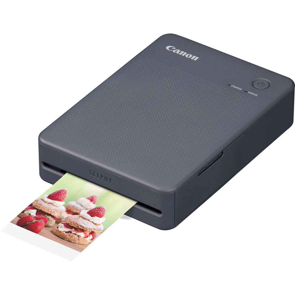 1b186f06b741cf7e9b5360e335460753.jpg Canon SELPHY QX20 Compact Photo Printer (Dark Gray) - Imagen 1