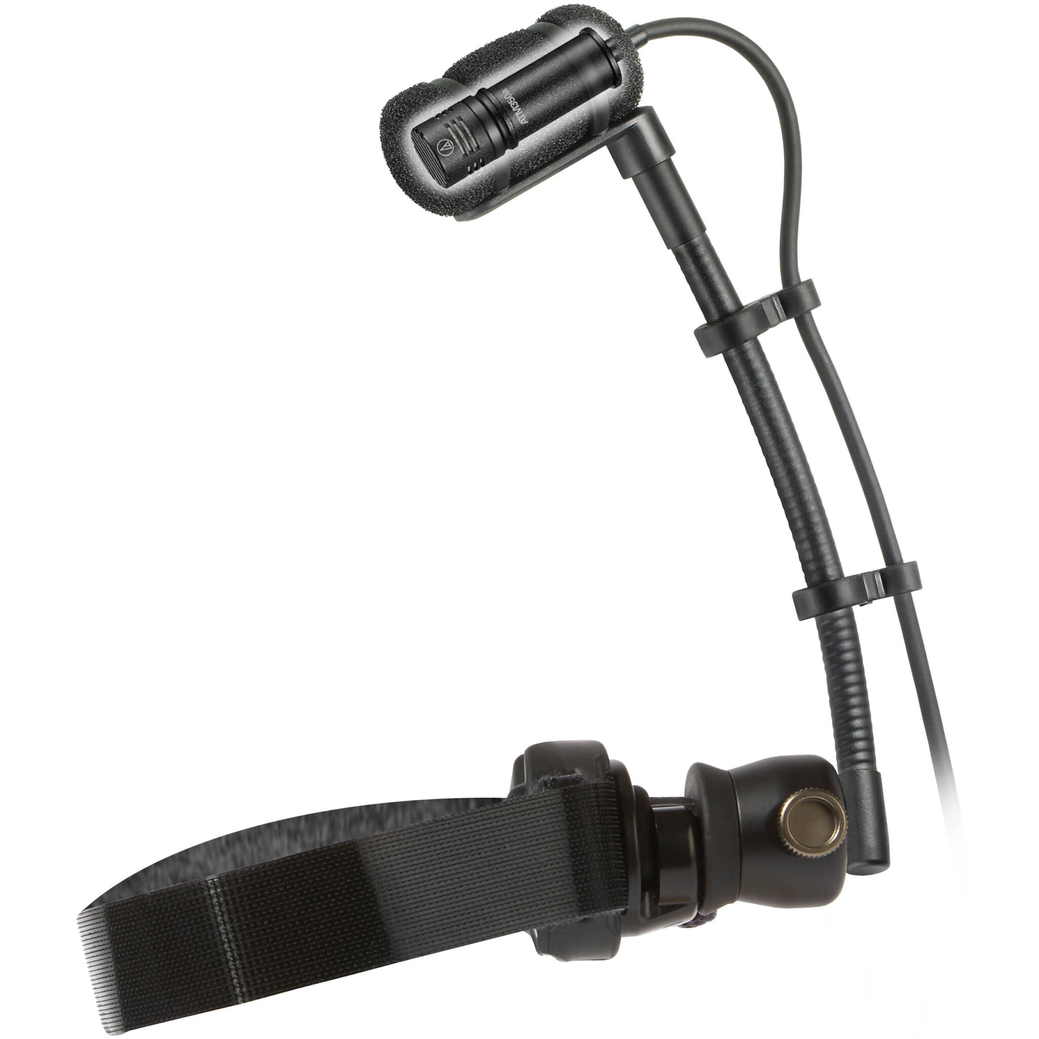 1b42671b0311b17afe13ed4213bd5597.jpg Audio-Technica ATM350W Micrófono de condensador cardioide para instrumentos con sistema de montaje de viento de madera (cuello de cisne de 5") - Imagen 1