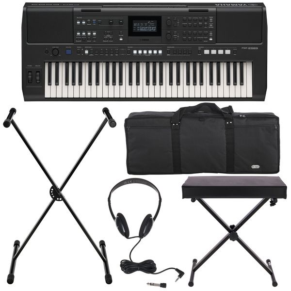 1b53cb5fd1881cd68710316c05b6839a.jpg Yamaha PSR-E583 Deluxe Bundle - Imagen 1