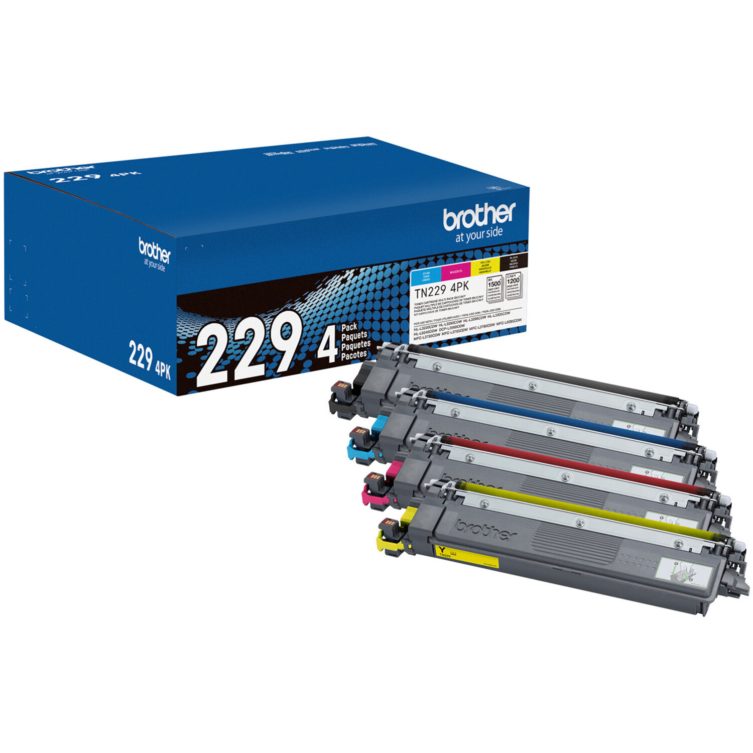 1bc466aa796d451fda668405345e09ef-5.jpg Brother TN2294PK Tóner de rendimiento estándar (C/M/Y/BK, paquete de 4) - Imagen 1