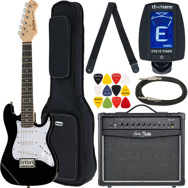 1bd55cde28f7171b4d7e5842a4575d39.jpg Harley Benton ST-Junior BK Standard Bundle 1 - Imagen 1