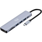 Ahora CyberHub 4025 Concentrador multipuerto USB-C 7 en 1
