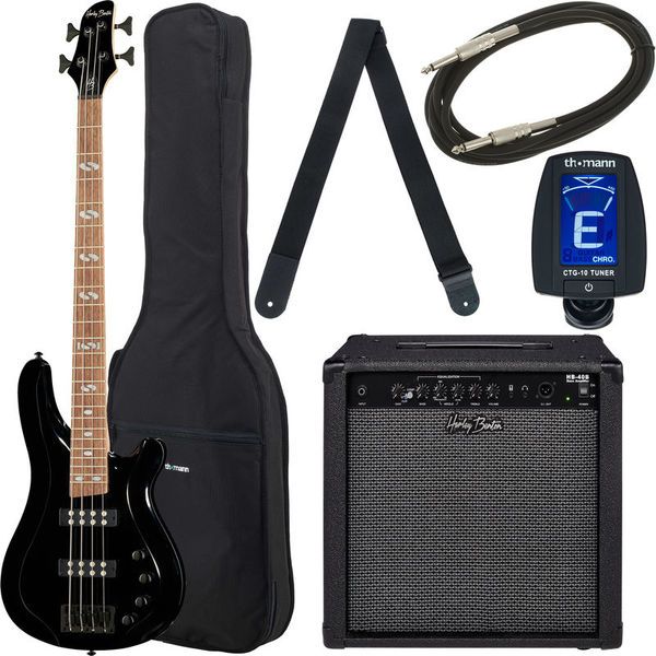 1c10813f1fcc77c98374c9b34d2dea36.jpg Harley Benton B-450 Black Bundle 2 - Imagen 1