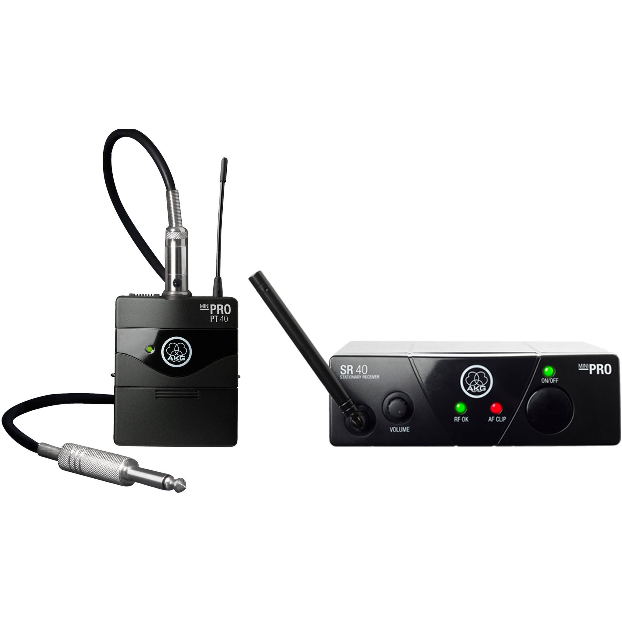 1c9d36dd162beb7b4531acaa2412b391.jpg AKG WMS40 Mini sistema de micrófono inalámbrico con conjunto instrumental único (Banda: A) - Imagen 1