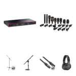 Focusrite Scarlett 18i20 USB-C Kit de grabación de batería con interfaz de audio/MIDI (4.ª generación)