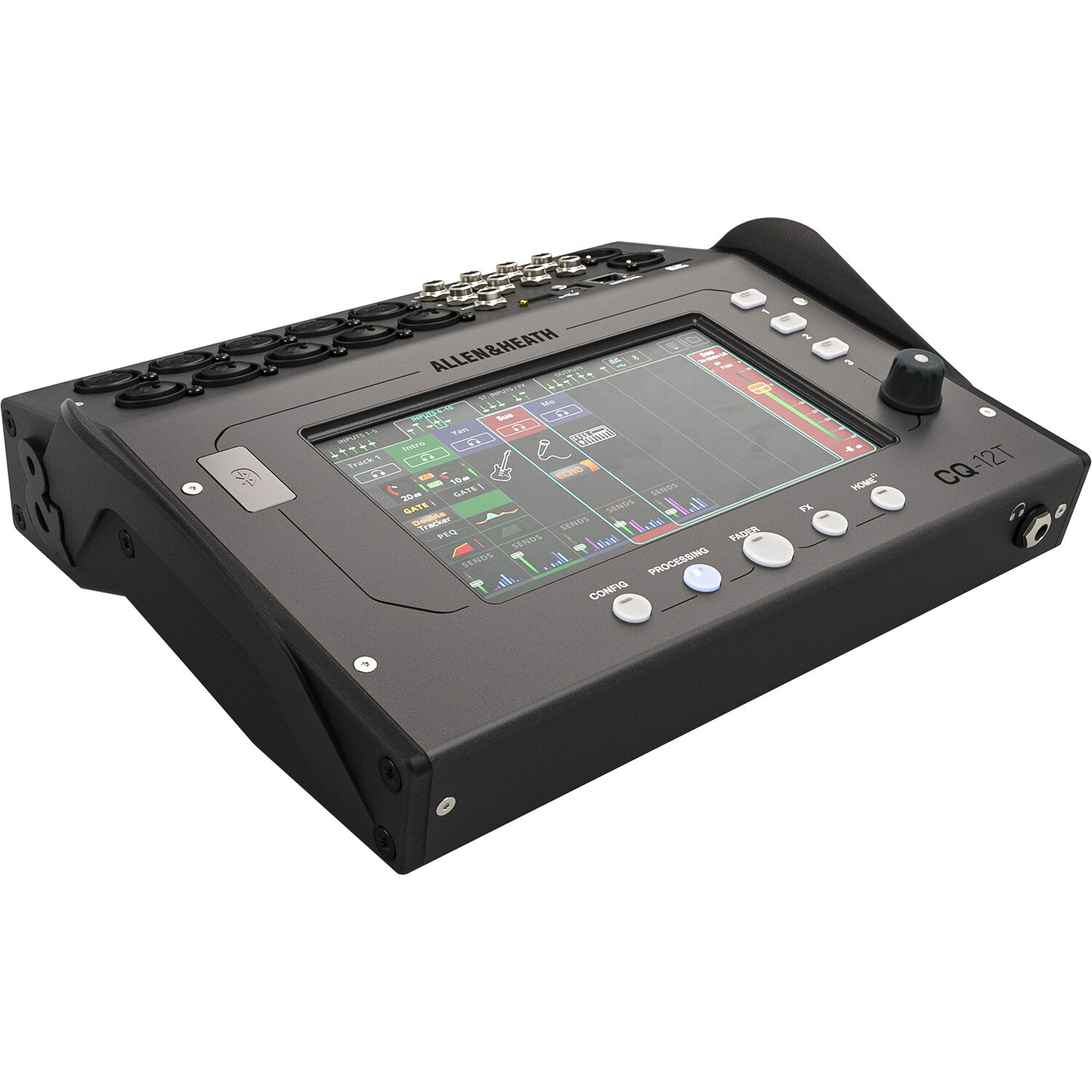 1e13fded702ba3f42d52e7ffe882af43-1.jpg Allen & Heath CQ-12T Compact 12-Channel Digital Mixer with Touchscreen - Imagen 1
