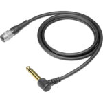 Audio-Technica AT-GRCW - Cable de entrada de guitarra inalámbrico en ángulo recto para transmisores UniPak (36") (0,9 m)