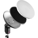 Kit de rejilla y plato de belleza Bolt para flashes de bombilla desnuda serie VB