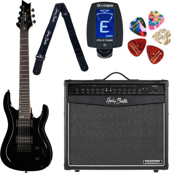 1fff1aa9e227d740dd9781ad94f25528.jpg Harley Benton R-457 BK Bundle 3 - Imagen 1