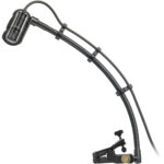 Audio-Technica ATM350UL Micrófono de condensador cardioide para instrumentos con sistema de montaje universal con clip (cuello de cisne de 9")
