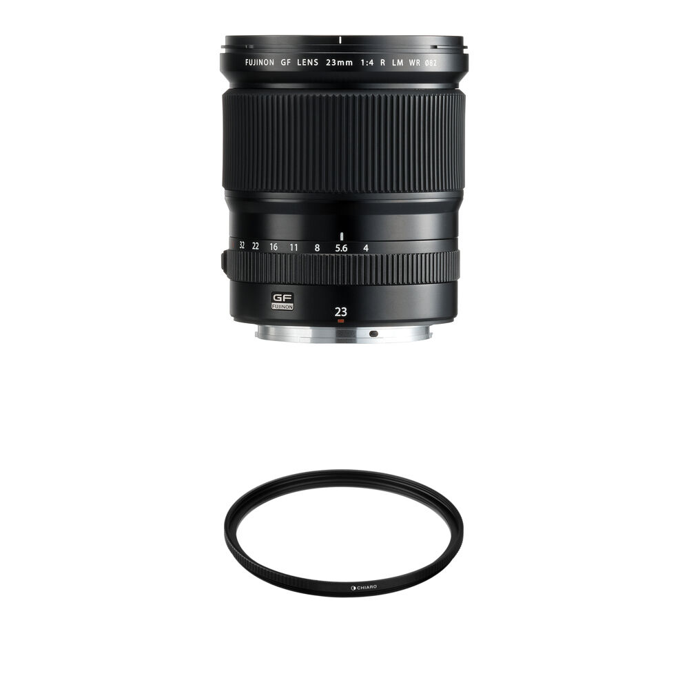 20e0c68b35b96f48ff85543b4c37871b.jpg Lente FUJIFILM GF 23 mm f/4 R LM WR con kit de filtro UV - Imagen 1