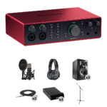 Focusrite Scarlett 16i16 USB-C Audio/MIDI Interface Home Studio Kit (4ta generación)