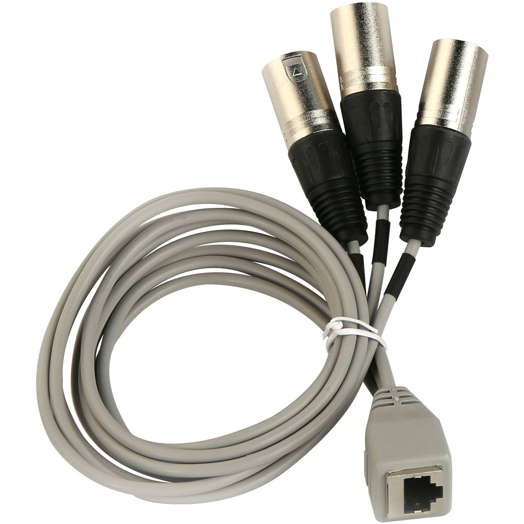 2124644dcdf1ae601983b0e2f977f75c.jpg Audix CBLM3XLR Cable de conexión para micrófono M3, RJ45 hembra a 3 XLRM - Imagen 1