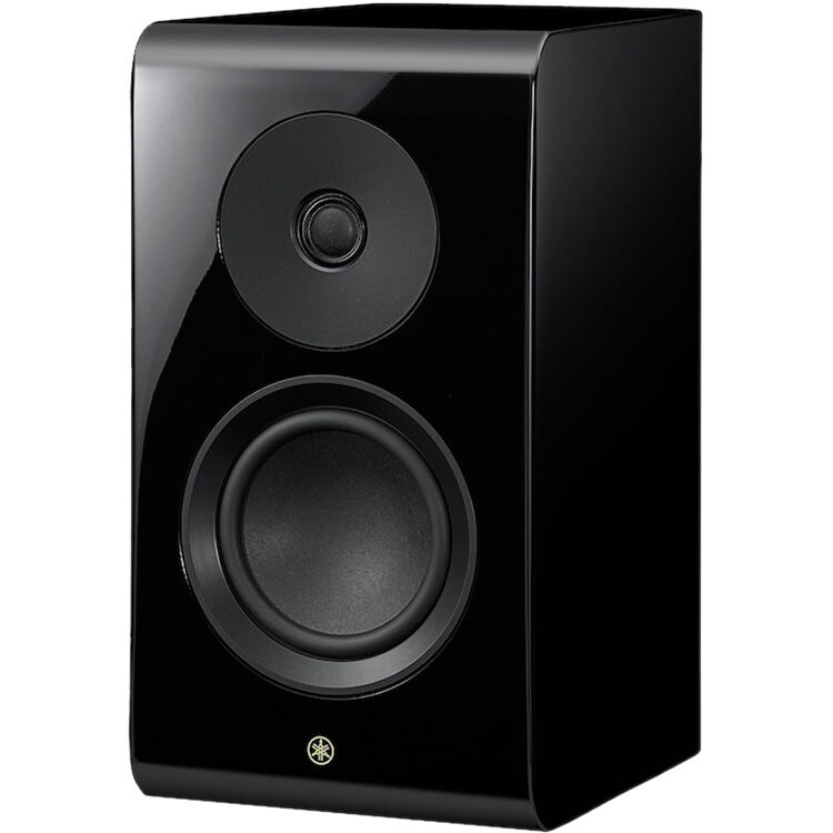 22a4464a4f21f595ab3d62b9d54b6a15.jpg Yamaha NS-600A Altavoz de estantería de 2 vías (negro piano, individual) - Imagen 1