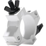 American DJ Oslim Pearl O-Clamp for 2" Rods (White, 3-Pack) - Imagen 5