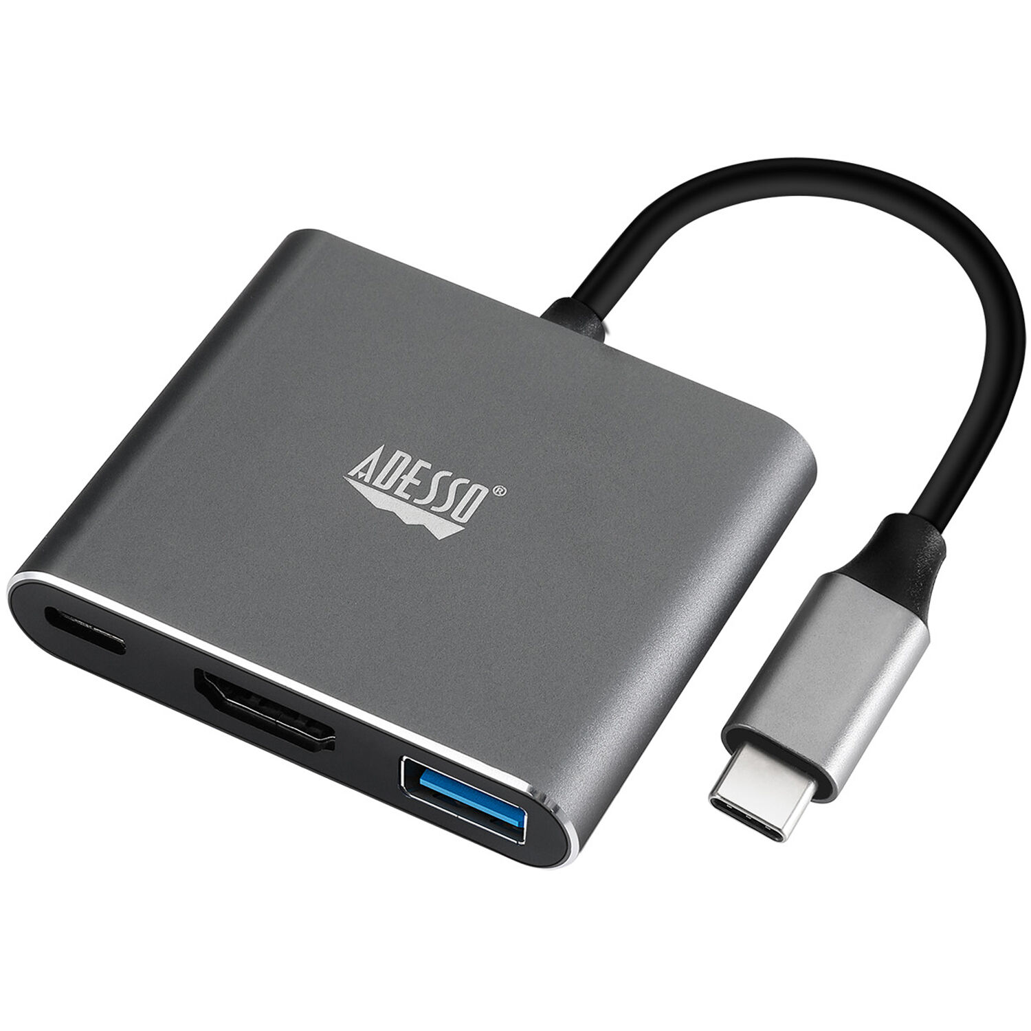 22fa619f436098edf4b162493889c9fd.jpg Estación de acoplamiento multipuerto USB-C 3 en 1 Adesso (compatible con TAA) - Imagen 1