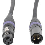 American DJ Accu-Cable XLPRO-35 XLR3M to XLR3F Audio Cable (35') - Imagen 2