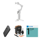 Gimbal para teléfono inteligente DJI Osmo Mobile 7 con banco de energía y kit de limpieza óptica