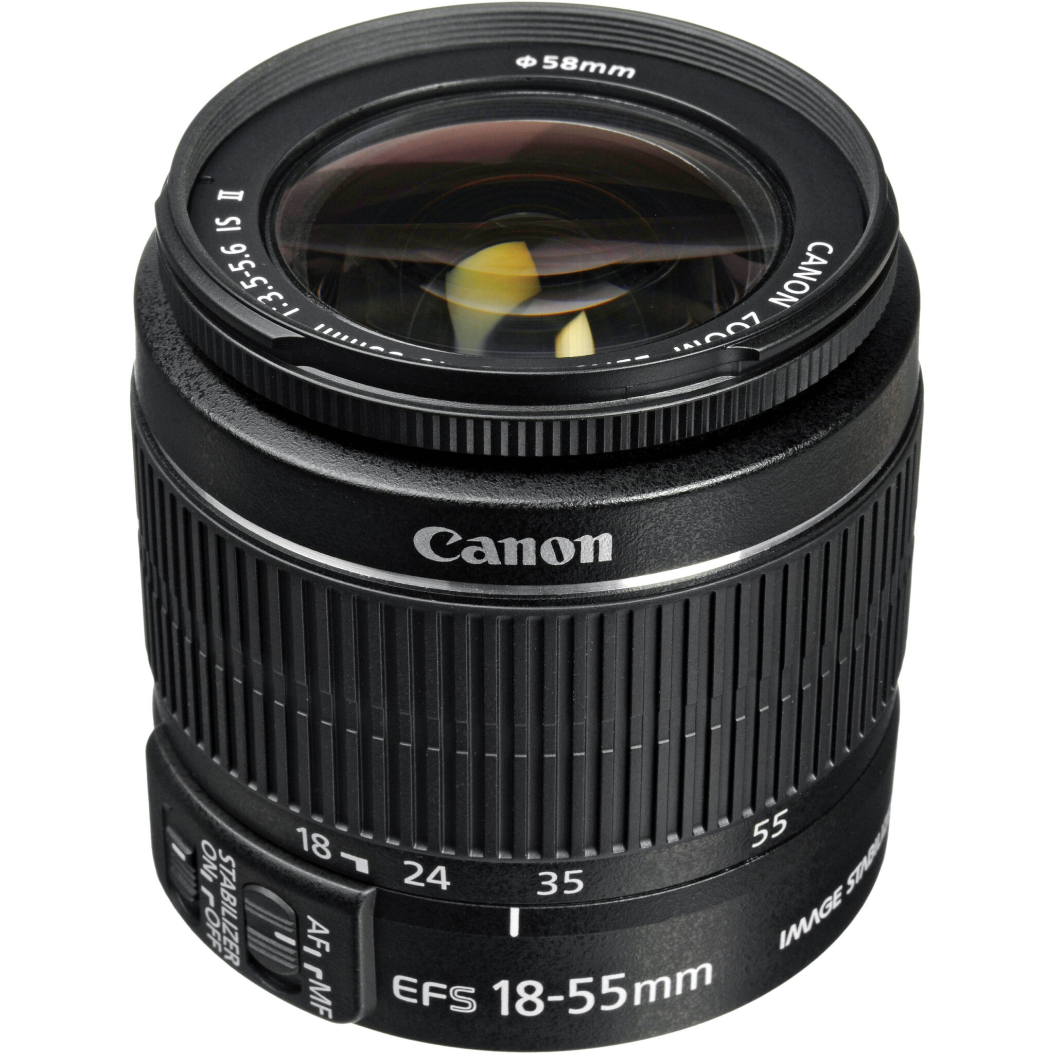 2492dcafa2f0ef35618d7895f788a4e5.jpg Canon EF-S 18-55mm f/3.5-5.6 IS II Lens (White Box) - Imagen 1