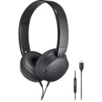 Audio-Technica ATH-S120C Auriculares supraaurales USB-C (negro)