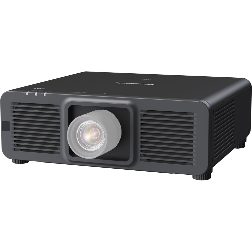 26087cd7bf3cdab88e1a603ee2823367.jpg Panasonic PT-RQ7L Proyector láser DLP 4K con desplazamiento de píxeles de 7500 lúmenes (sin lente, negro) - Imagen 1