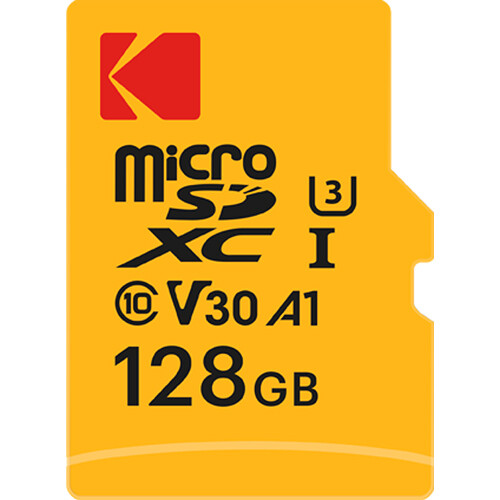 267326871bc73b1cb3c487cbc3fbeeee.jpg Tarjeta de memoria microSDXC Kodak Ultra Performance UHS-I de 128 GB con adaptador SD - Imagen 1