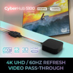 Adesso CyberHub AUH-5100 UHD 4K60 Divisor y Conmutador HDMI - Imagen 12