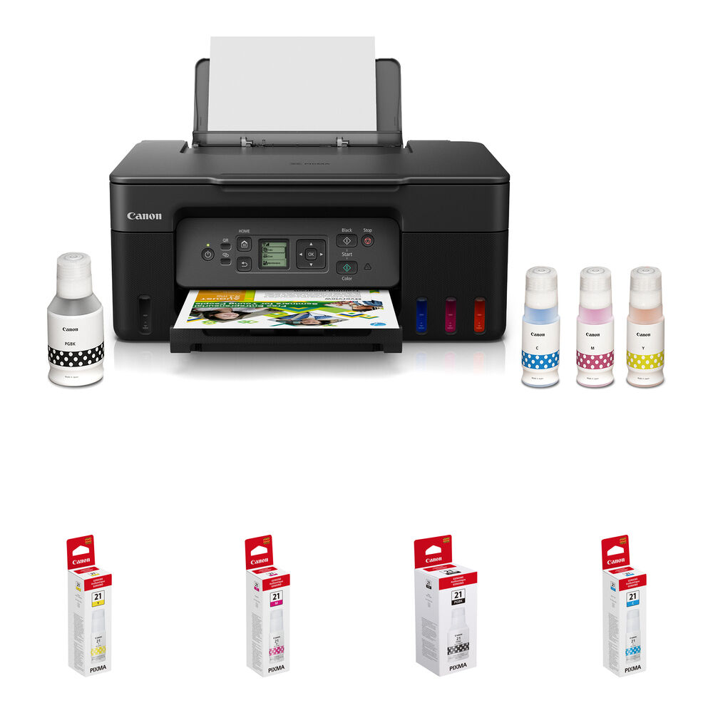 2733e1e33bddce4b3476d534772d9953.jpg Canon PIXMA G3270 MegaTank All-in-One Wireless Inkjet Color Printer with Four GI-21 Ink Bottles Kit - Imagen 1
