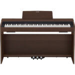 Casio Privia PX-870 Piano consola digital de 88 teclas con parlantes incorporados (marrón)